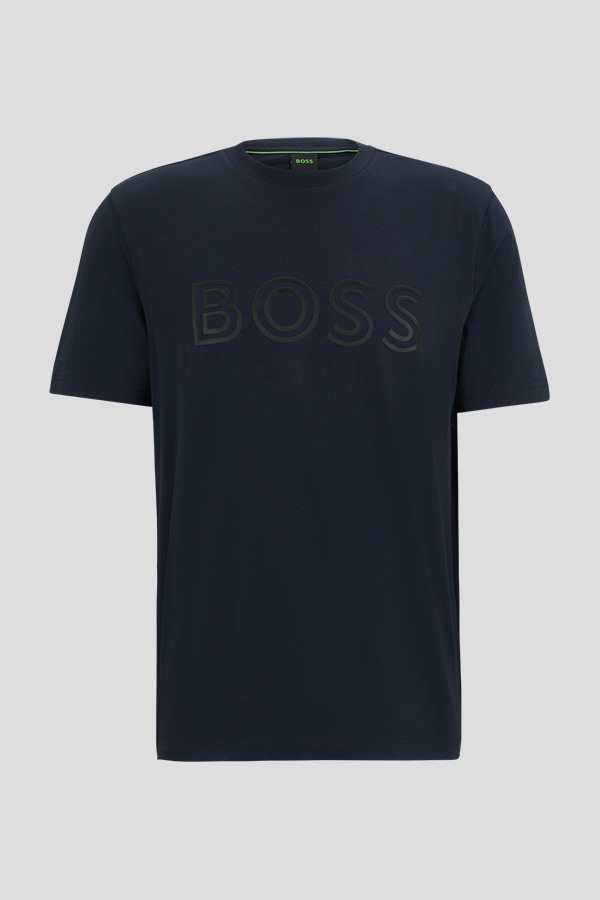 ΜΠΛΟΥΖΑ T-SHIRT BOSS - 402 ΜΠΛΕ